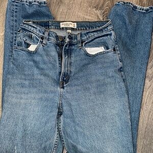 GUC 4 long Abercrombie & fitch curve love 90s ultra high rise straight jeans
